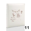Album na chrzest, wklejany, 60 kremowych stron, personalizowany, 12 wzorów